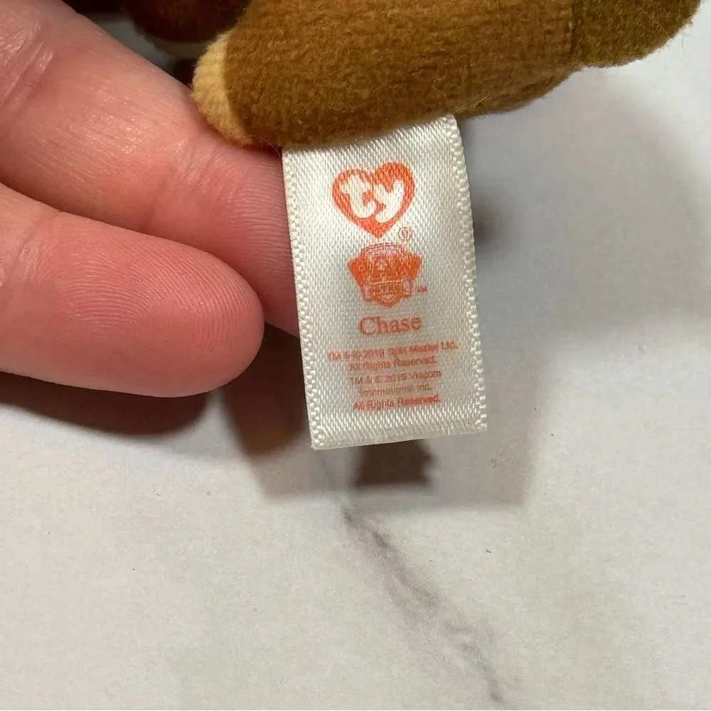 Paw Patrol Ty Beanie Boos Chase Plush Bag Clip